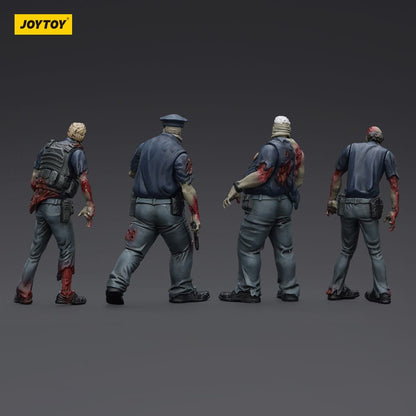 Akcijske figure Zombie Dark Source Pakiranje od 4 polica (muški) 8 cm
