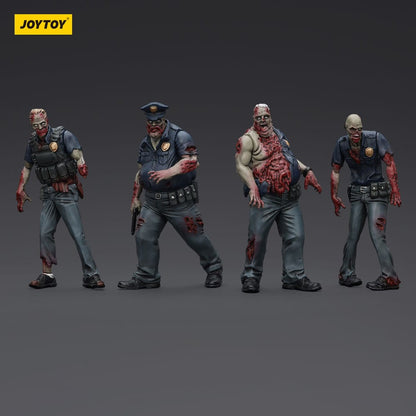 Akcijske figure Zombie Dark Source Pakiranje od 4 polica (muški) 8 cm