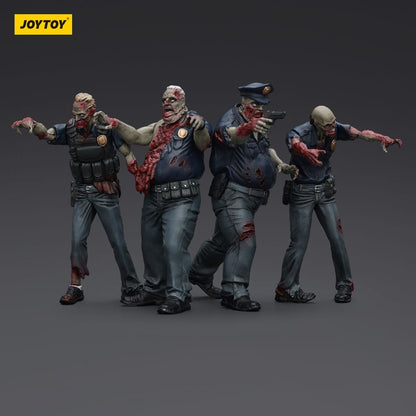 Akcijske figure Zombie Dark Source Pakiranje od 4 polica (muški) 8 cm