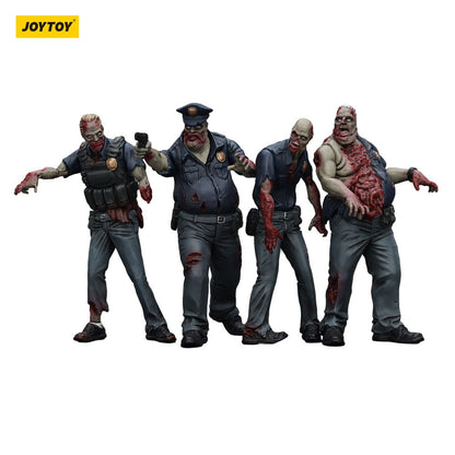 Akcijske figure Zombie Dark Source Pakiranje od 4 polica (muški) 8 cm