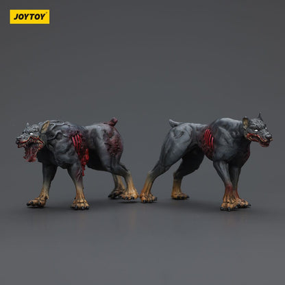 Zombie Dark Source Actionfigurer 2-pack polishundar 8 cm
