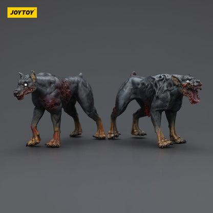 Zombie Dark Source Actionfigurer 2-pack polishundar 8 cm