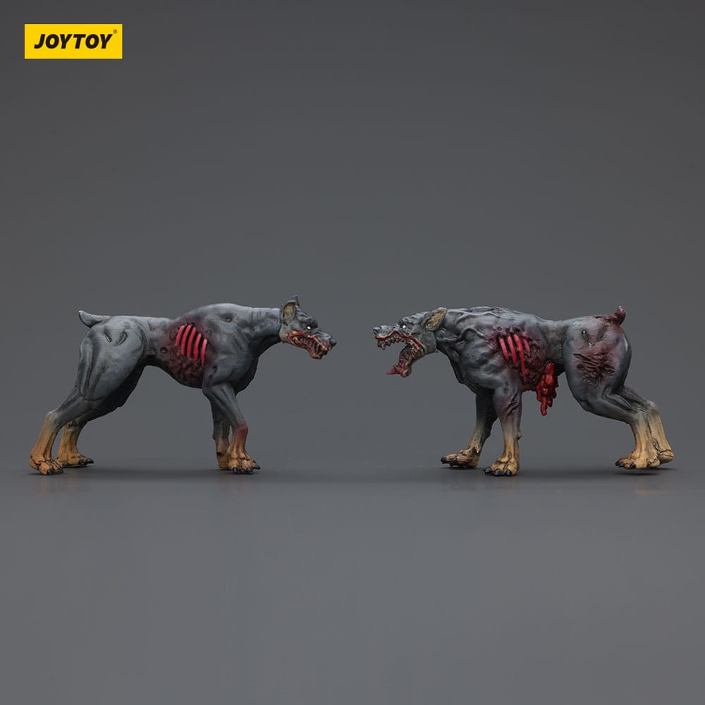 Zombie Dark Source Actionfigurer 2-pack polishundar 8 cm
