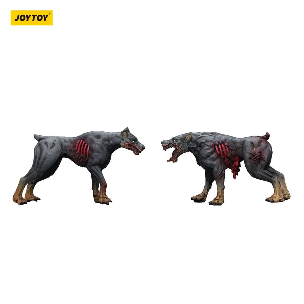 Zombie Dark Source Actionfigurer 2-pack polishundar 8 cm