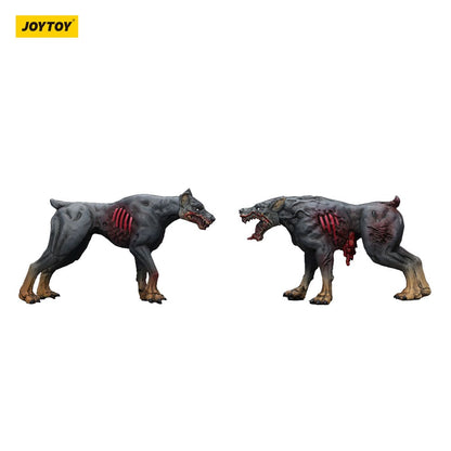 Zombie Dark Source Actionfigurer 2-pack polishundar 8 cm