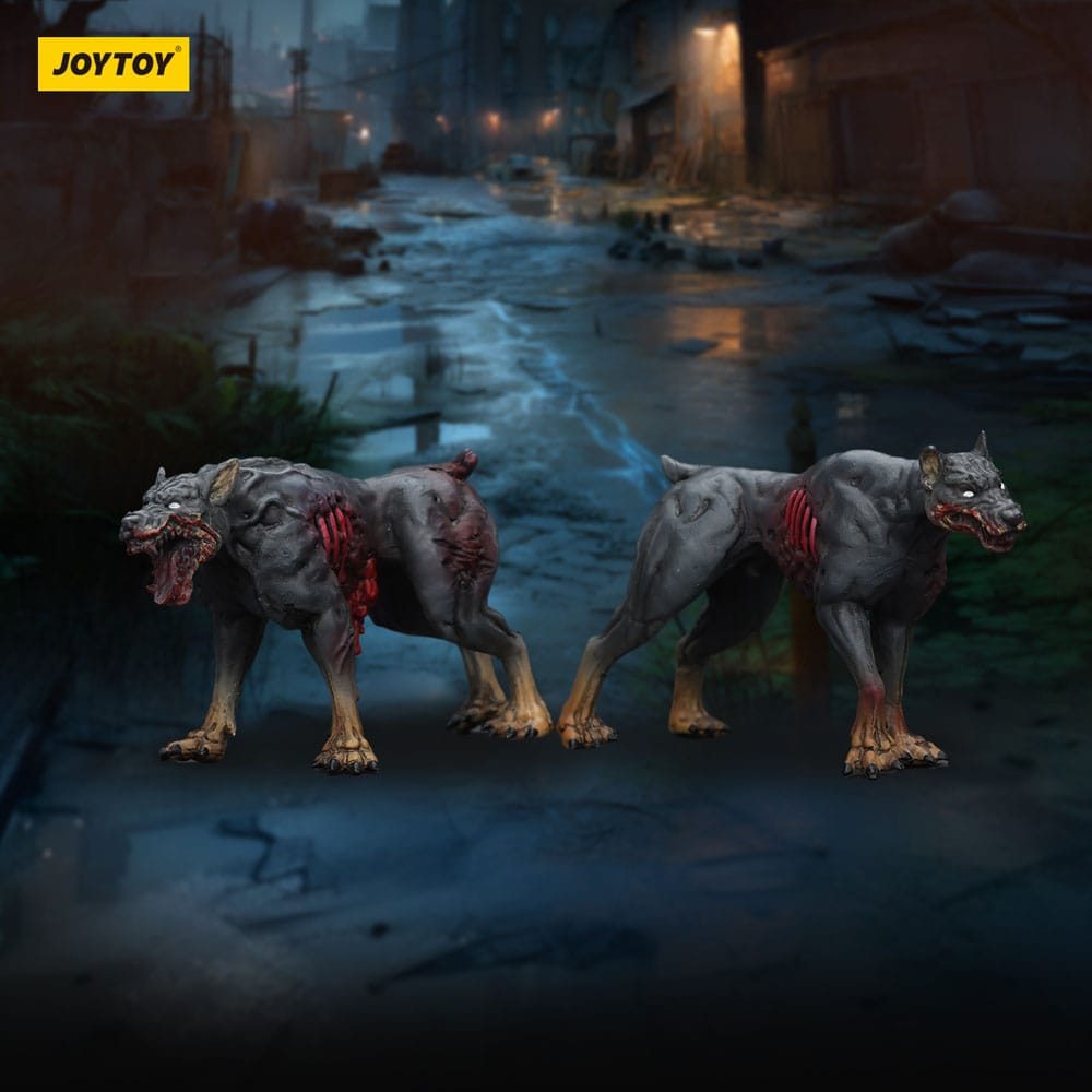 Zombie Dark Source Actionfigurer 2-pack polishundar 8 cm