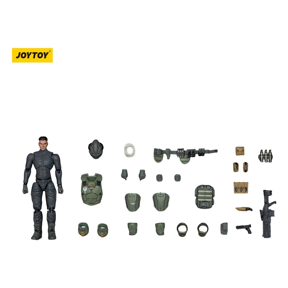 APOC Series Dark Source Action Figur Berggrunn Standard Combat Mecha Pilot 8 cm