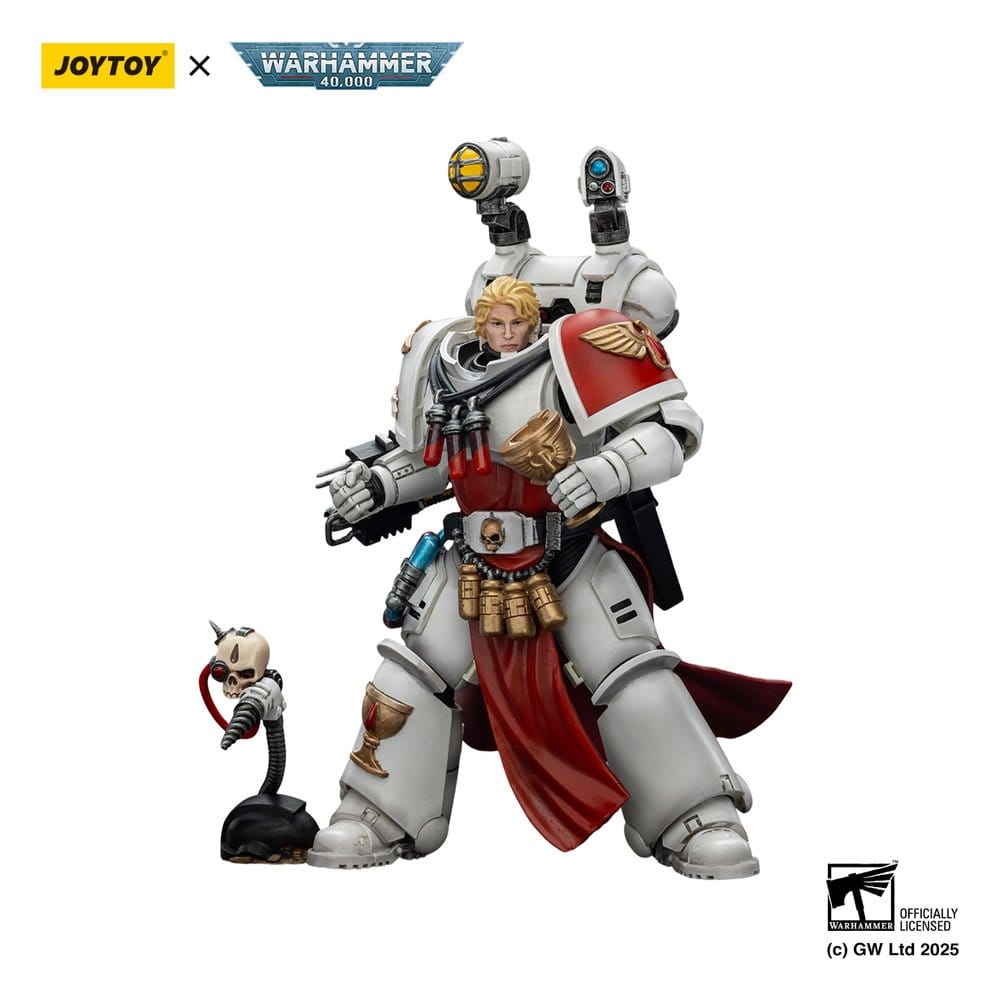 Warhammer 40,000: Combat Patrol Blood Angels Action Figure Sanguinary Priest con pistola a requiem pesante, spada a catena e nartecio 20 cm