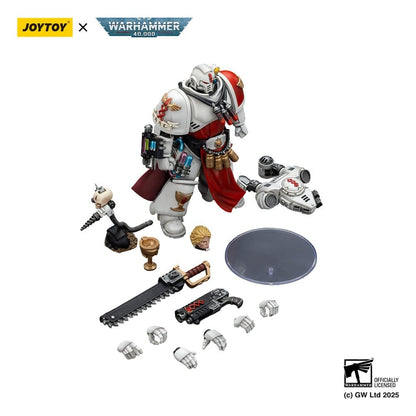 Warhammer 40,000: Combat Patrol Blood Angels Action Figure Sanguinary Priest con pistola a requiem pesante, spada a catena e nartecio 20 cm