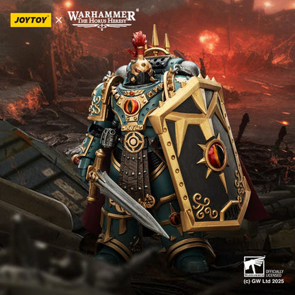 Warhammer Horus kjetteri Actionfigur Sons of Horus Lille Horus Aximand Kaptein for 5. kompani 20 cm