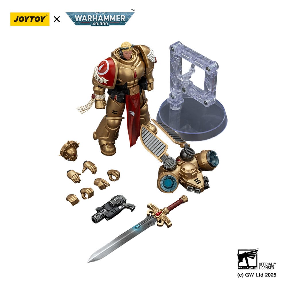 Warhammer 40,000: Combat Patrol Blood Angels Figura de acción Sanguinary Guard 1 con pistola Inferno y hoja Encarmine 20 cm