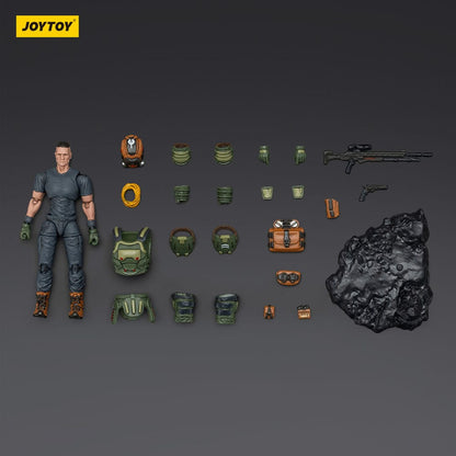 Akcijska figura Steel Ride Corps Dark Source Assaulter Stephen 7 cm