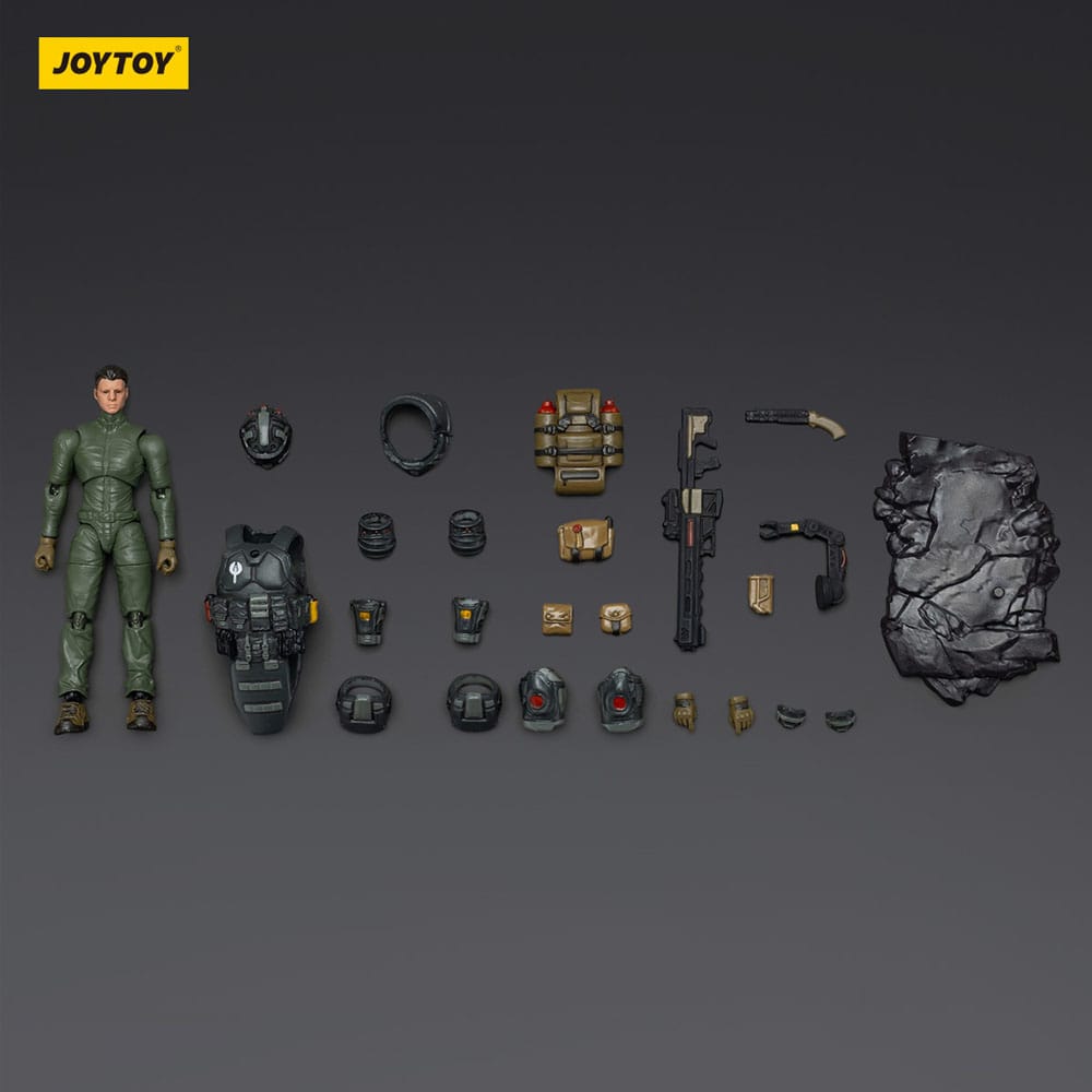 Steel Ride Corps Dark Source Action Figure Assaulter Volok 7 cm