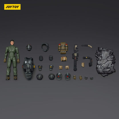 Steel Ride Corps Dark Source Action Figure Assaulter Volok 7 cm