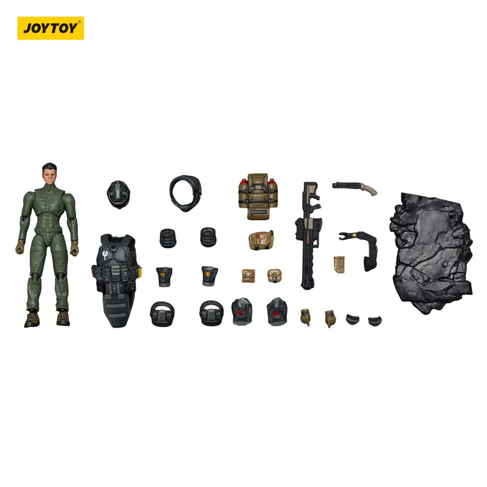 Steel Ride Corps Dark Source Action Figure Assaulter Volok 7 cm