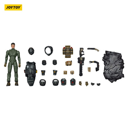 Steel Ride Corps Dark Source Action Figure Assaulter Volok 7 cm