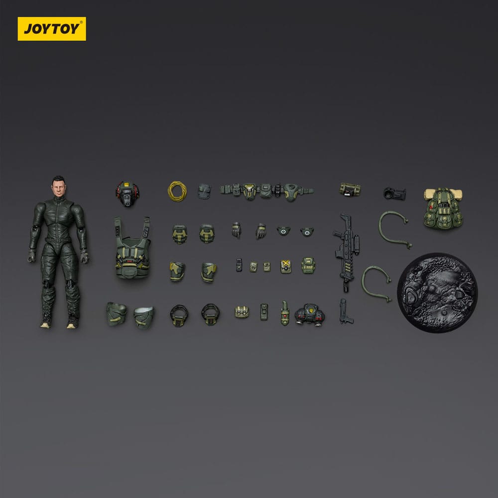 Steel Ride Corps Dark Source Action Figur Overfaldsmand Rhett 7 cm