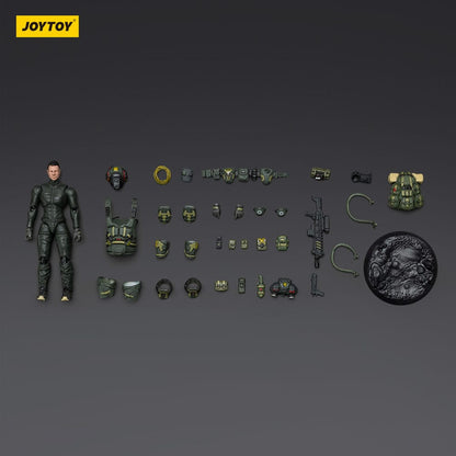Steel Ride Corps Dark Source Action Figur Overfaldsmand Rhett 7 cm
