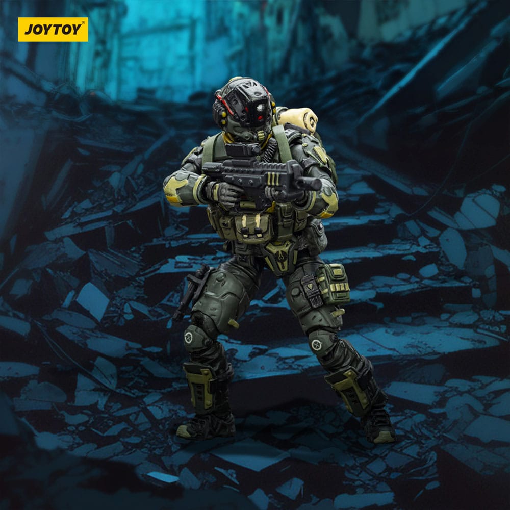 Steel Ride Corps Dark Source Action Figur Overfaldsmand Rhett 7 cm