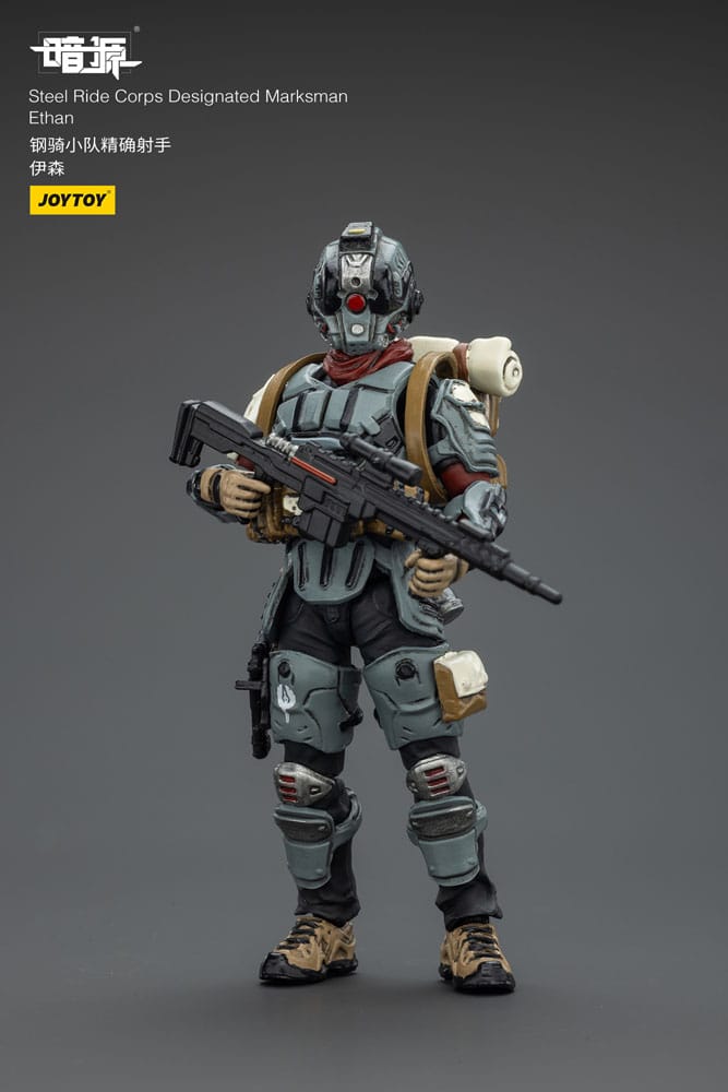 Steel Ride Corps Dark Source Action Figure Designato Marksman Ethan 7 cm