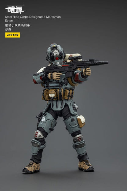 Steel Ride Corps Dark Source Action Figure Designato Marksman Ethan 7 cm