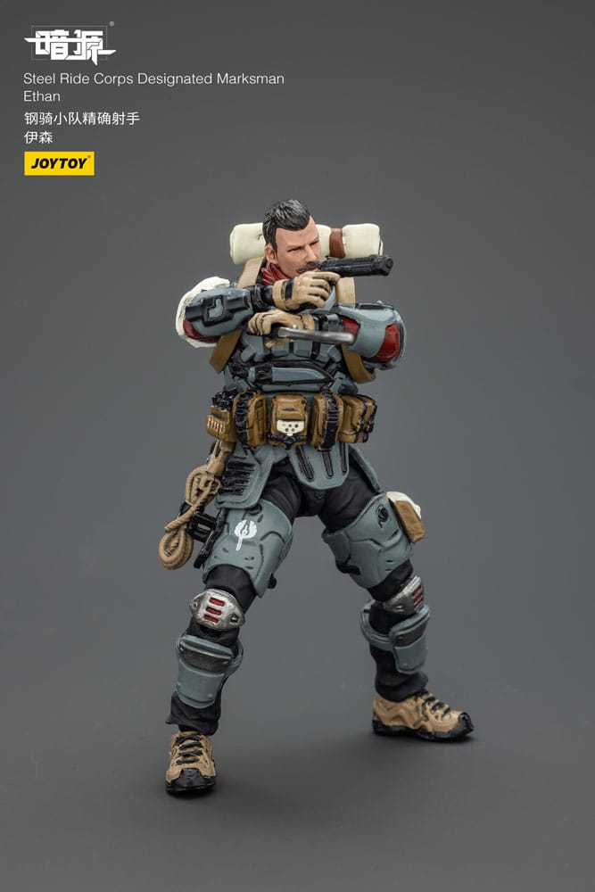 Steel Ride Corps Dark Source Action Figure Designato Marksman Ethan 7 cm