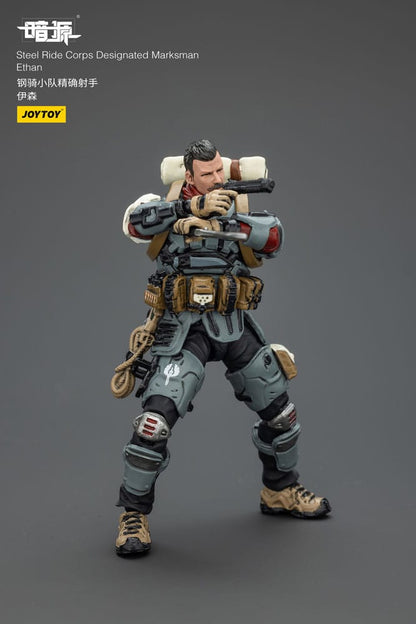 Steel Ride Corps Dark Source Action Figure Designato Marksman Ethan 7 cm