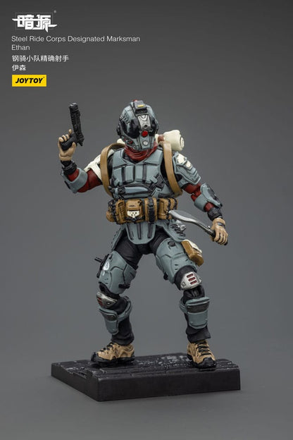 Steel Ride Corps Dark Source Action Figure Designato Marksman Ethan 7 cm