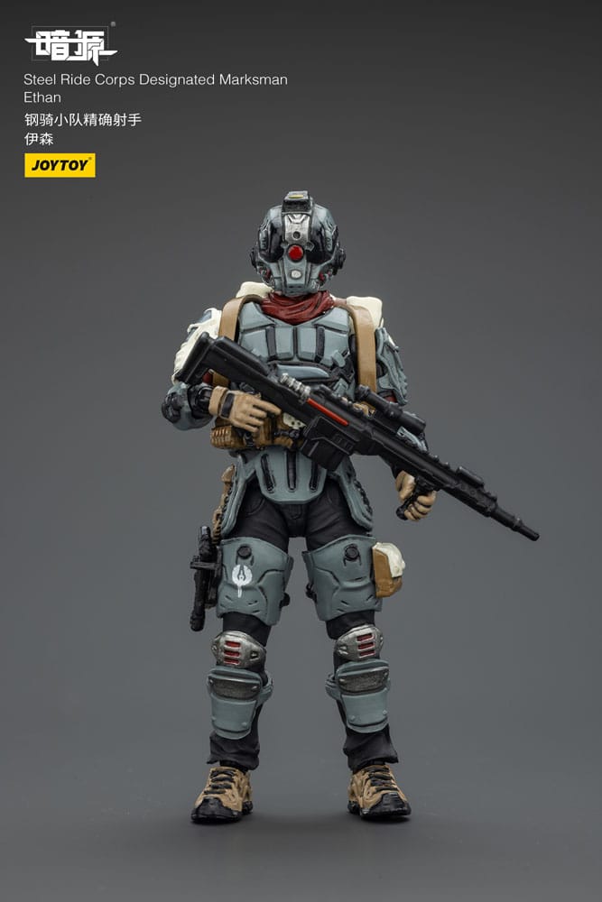 Steel Ride Corps Dark Source Action Figure Designato Marksman Ethan 7 cm
