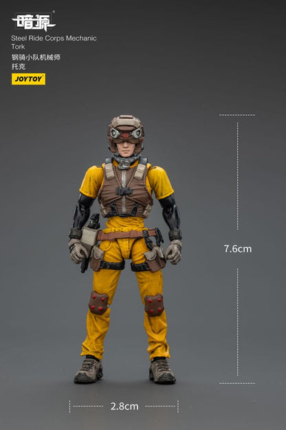 Steel Ride Corps Dark Source Actionfigur Mechaniker Tork 7 cm