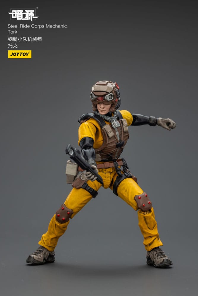 Steel Ride Corps Dark Source Actionfigur Mechaniker Tork 7 cm