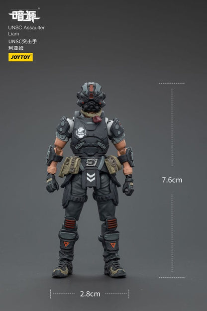 Figura de acción UNSC Dark Source Asaltante Liam 7 cm