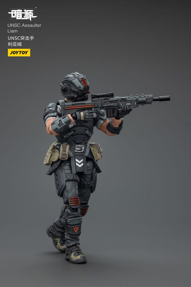 Figura de acción UNSC Dark Source Asaltante Liam 7 cm