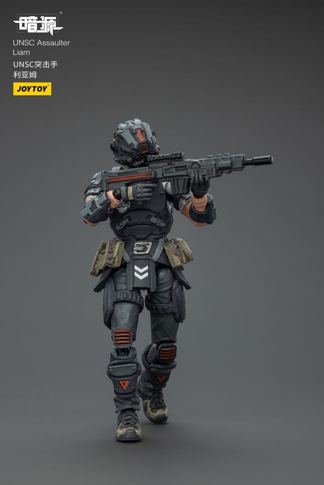 Figura de acción UNSC Dark Source Asaltante Liam 7 cm