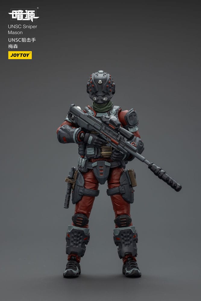 Figura de acción UNSC Dark Source Sniper Mason 7 cm