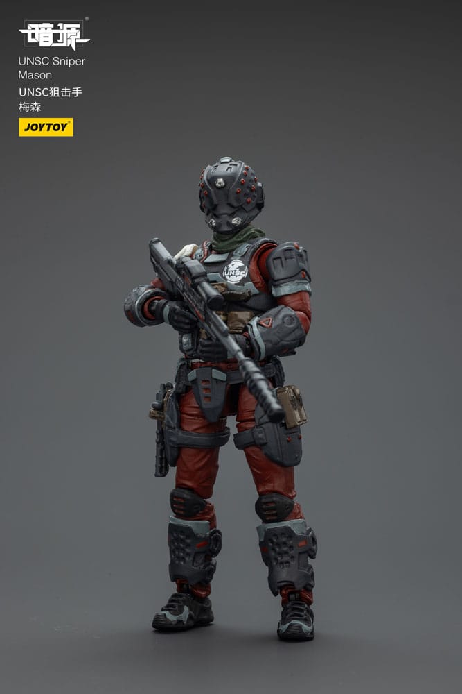 Figura de acción UNSC Dark Source Sniper Mason 7 cm