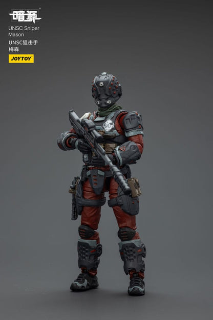 Figura de acción UNSC Dark Source Sniper Mason 7 cm
