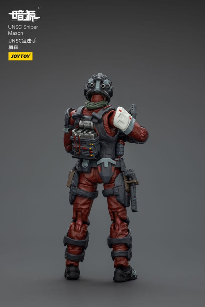 Figura de acción UNSC Dark Source Sniper Mason 7 cm