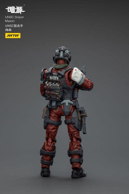 Figura de acción UNSC Dark Source Sniper Mason 7 cm