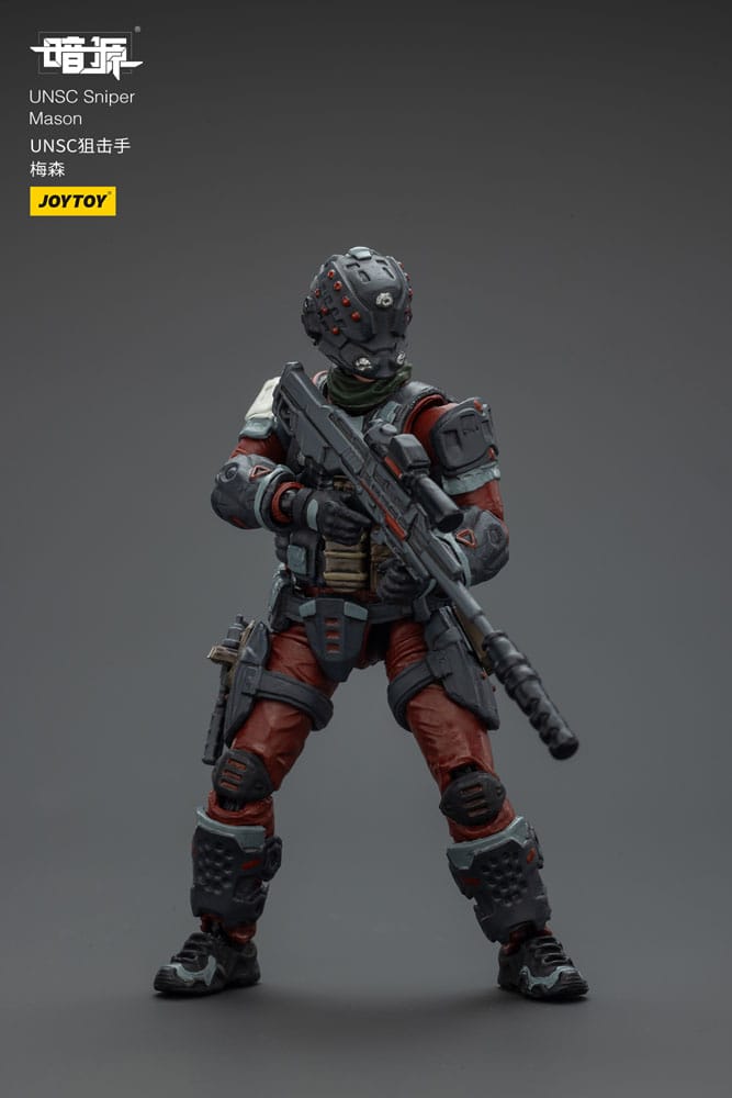 Figura de acción UNSC Dark Source Sniper Mason 7 cm