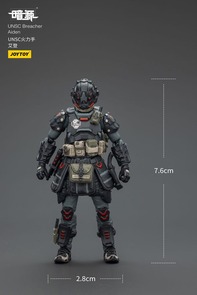 UNSC Dark Source Actiefiguur Breacher Aiden 7 cm