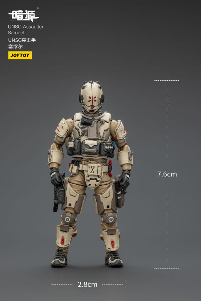 UNSC Dark Source Actiefiguur Assaulter Samuel 7 cm