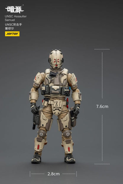 UNSC Dark Source Actiefiguur Assaulter Samuel 7 cm