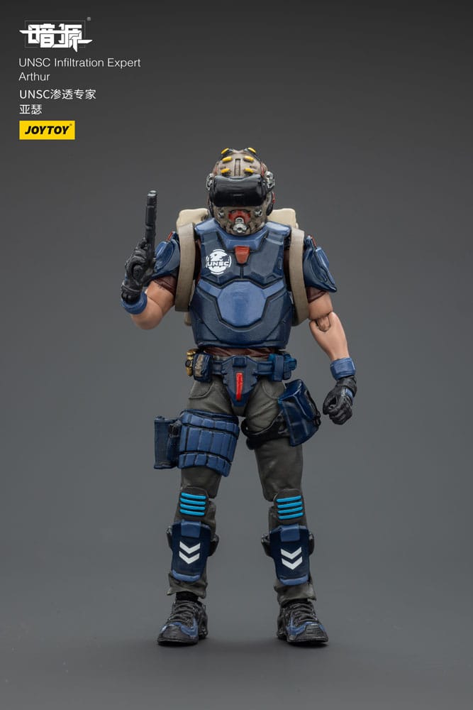 UNSC Dark Source-actiefiguur Infiltratie-expert Arthur 7 cm