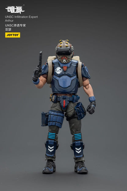 UNSC Dark Source-actiefiguur Infiltratie-expert Arthur 7 cm