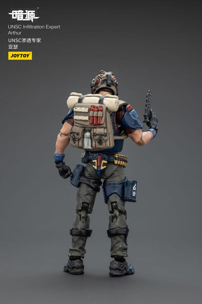UNSC Dark Source-actiefiguur Infiltratie-expert Arthur 7 cm