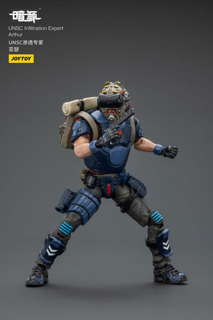 UNSC Dark Source-actiefiguur Infiltratie-expert Arthur 7 cm