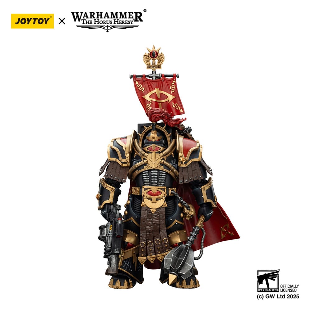 Warhammer 40.000: Sons of Horus Actiefiguur Legion Cataphractii Praetor met Combi-Melta en Power Maul 14 cm