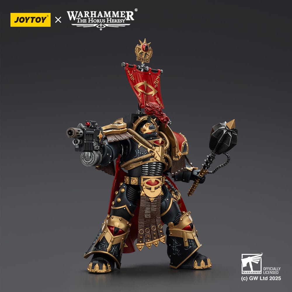 Warhammer 40,000 : Sons of Horus Action Figurine Legion Cataphractii Praetoravec Combi-Melta et Power Maul 14 cm