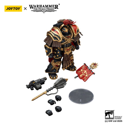 Warhammer 40.000: Sons of Horus Actiefiguur Legion Cataphractii Praetor met Combi-Melta en Power Maul 14 cm